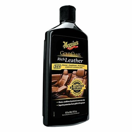 MEGUIARS Gold Class Rich Leather Cleaner and Conditioner, 14oz G7214